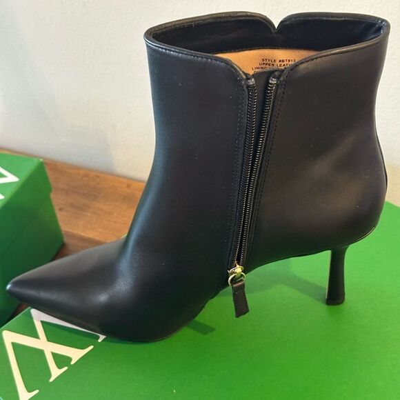 ✨ NEW J.Crew Pointed Toe Leather Stiletto Ankle Boots - Size 12 ✨ - Picture 7 of 14